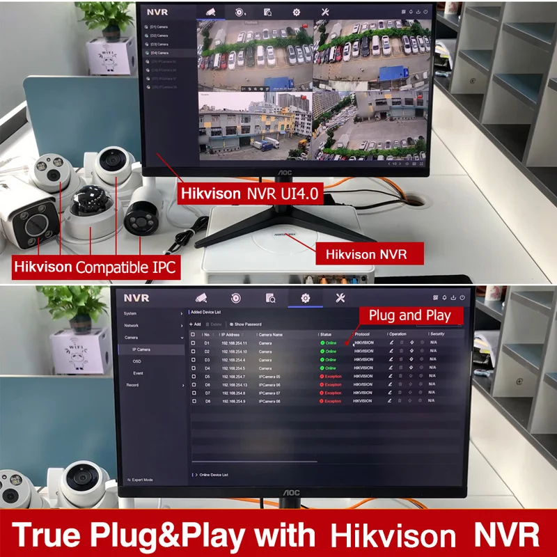 Hik 4MP Smart Hybrid Dual Light MD 2.0 storage up to 512 GB Built-in mic IP67 Varifocal Dome Network Camera DS-2CD1743G2-LIZSU