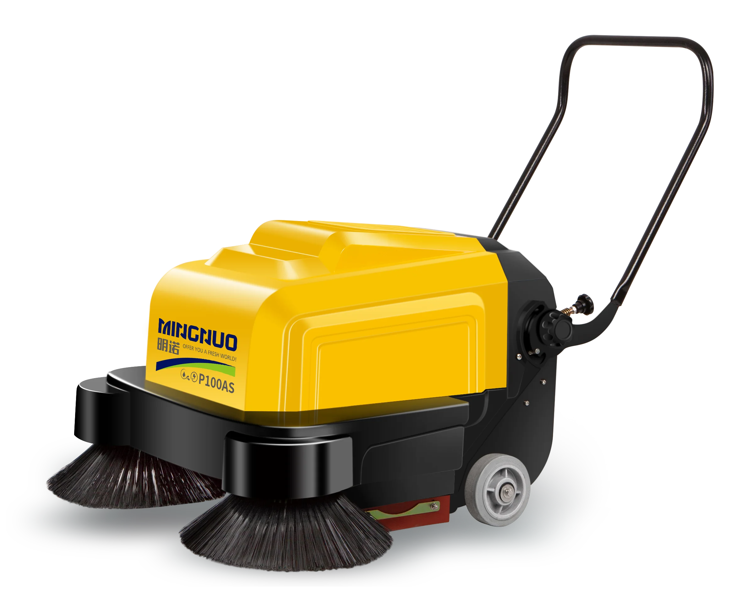 MN-P100AS Industrial Manual Floor Cleaner Hand Push Floor Sweeper Vacuum Street Sweeper