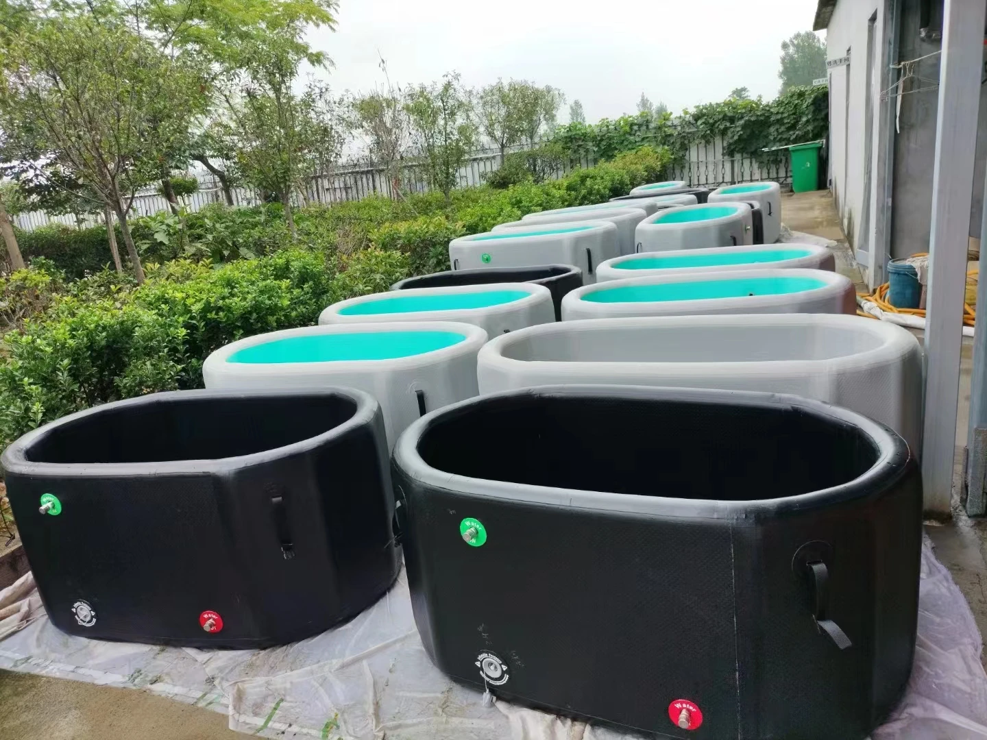 Высококачественная большая портативная ванна для восстановления ледяной ванны с аксессуарами