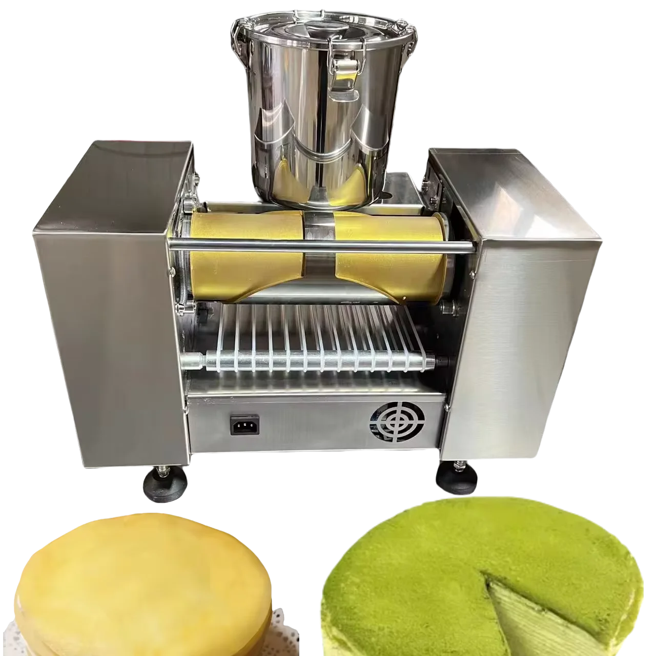 2024 automatic mini Miller cake machine thousand layer cake pancake egg crust making machine