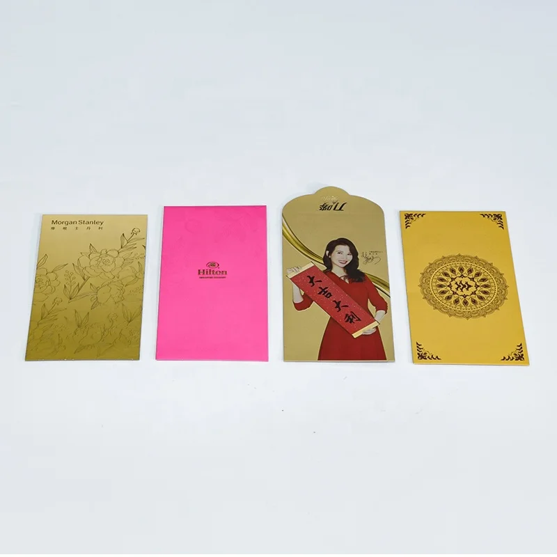 2024 Custom Brand Dragon Year Red Pockets Chinese New Year Popular Embossing And Laser Cutting Red Envelopes