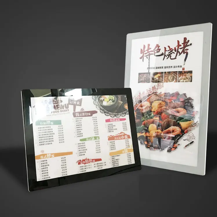 TMJ-820 дисплея рекламы сид напольной рекламы бесплатная подпишитесь на световой короб с низким энергопотреблением картинная рамка светлая коробка