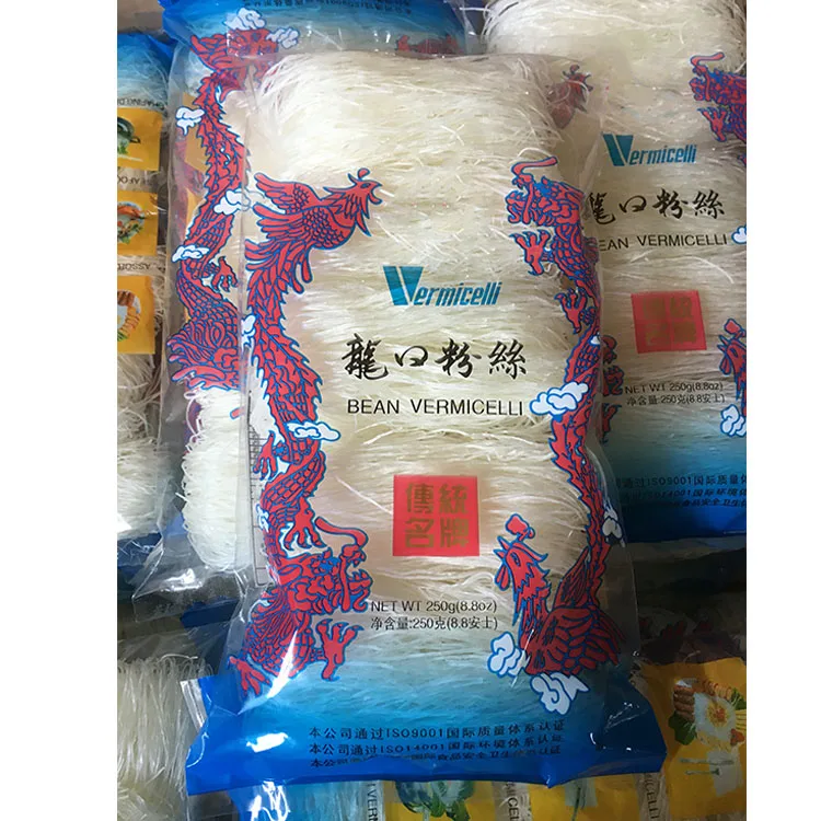 Wholesale Price Chinese Transparent Noodle Pea Mung Bean Starch LongKou Vermicelli