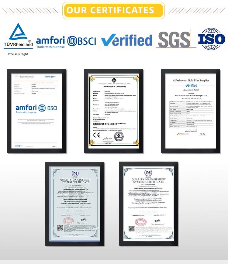 Warehouse display rackEach floor of shelf warehouse bears 500kg