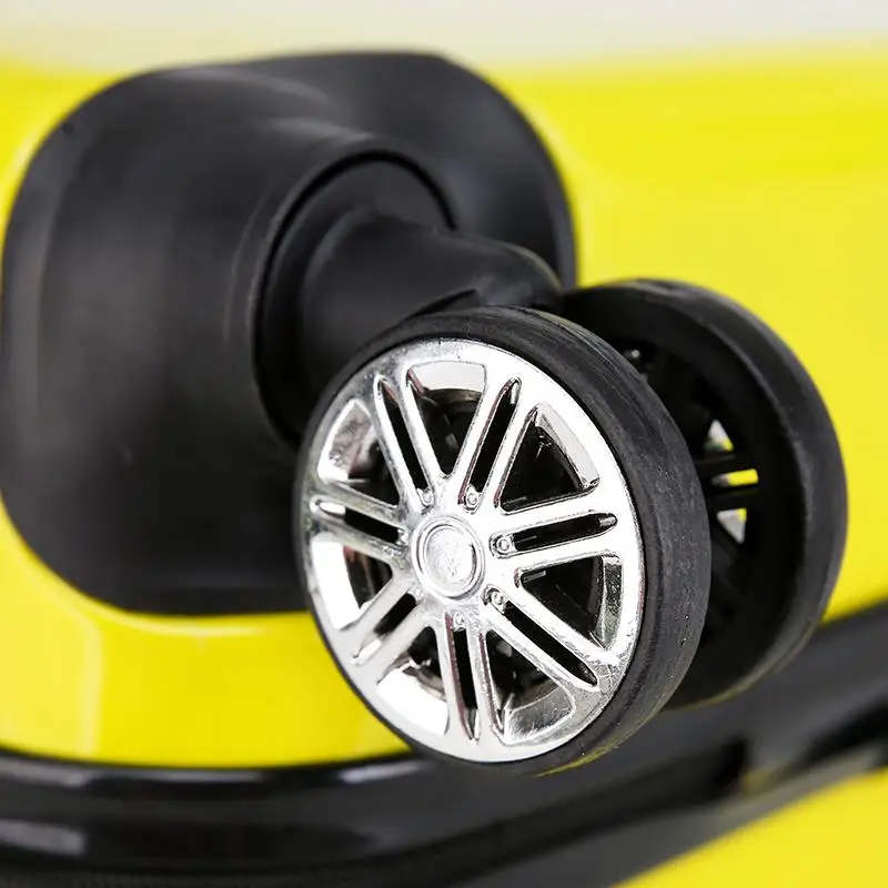 Promotional 18 Inch Kids Travel Luggage Customized Cartoon Logo Bright color Kids Baby Travel Suitcase Luggage