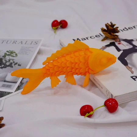 3D printed Lucky fish 3D printed exquisite sea koi fish ornaments 3D printing service