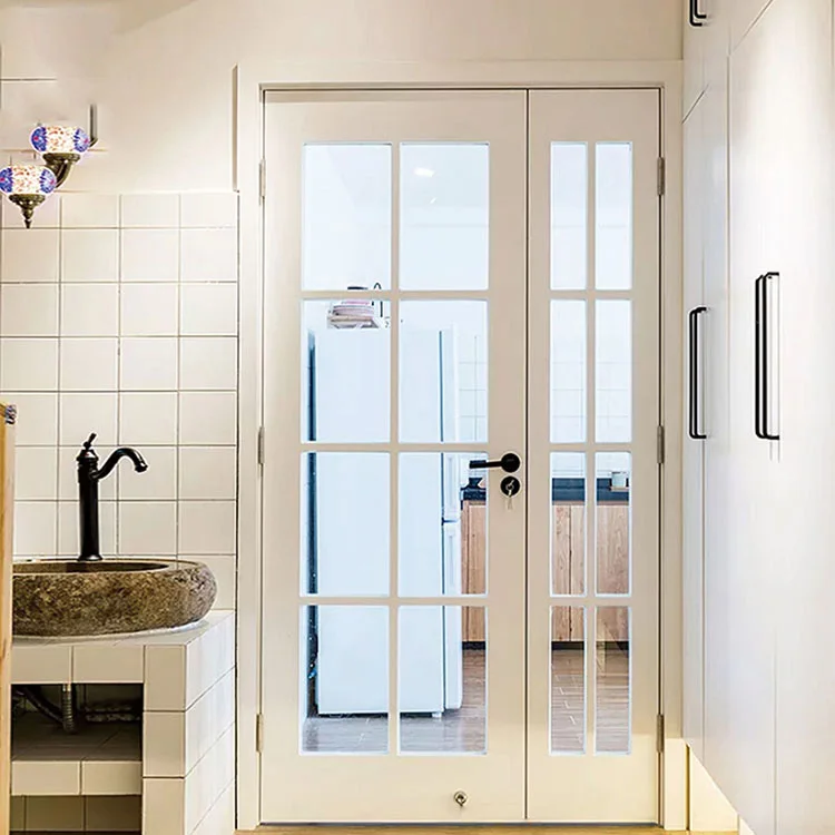 Factory Direct Sales Bedroom Cheap WPC Door and Steel Wooden Door With Lock