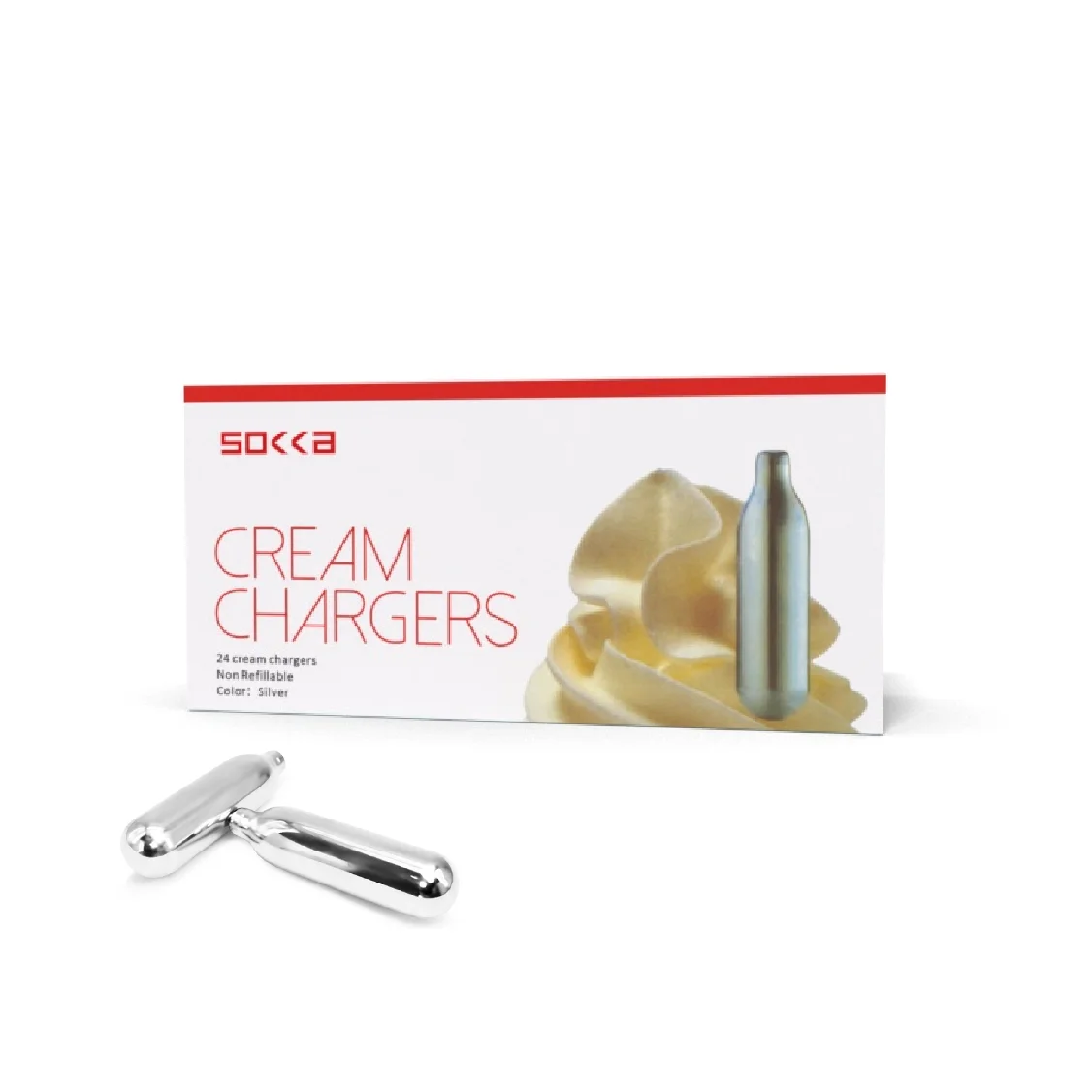 
Best Selling Mosa 8g Nitrous Oxide N2O Cream Chargers 