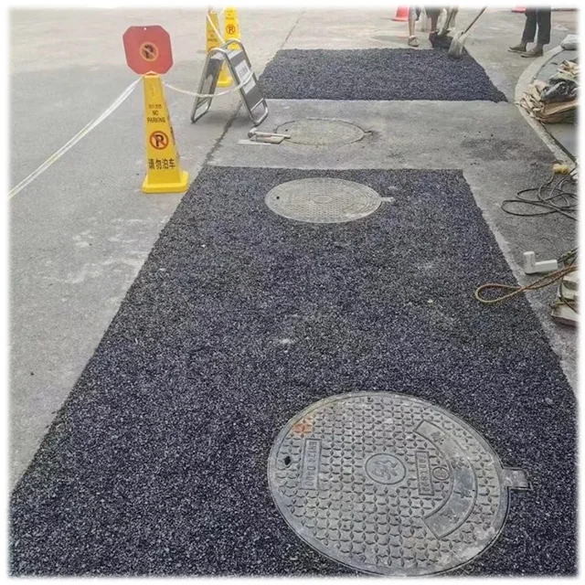 Repair Holes Cold Patch Asphalt Functional Ruts Coats Cement Concrete Edge Repair Asphalt Cold Patching