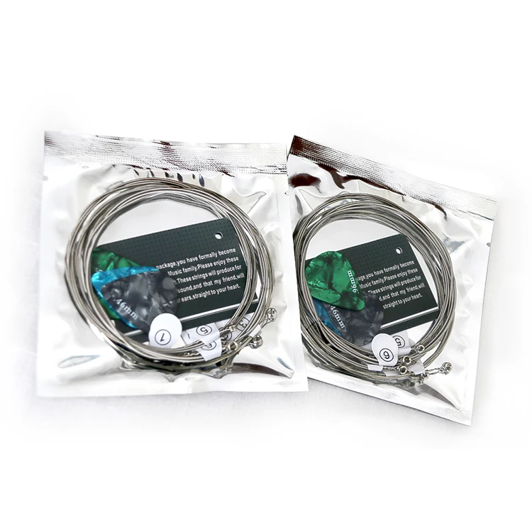Electric guitar string set guitars kit with 3 guitar picks