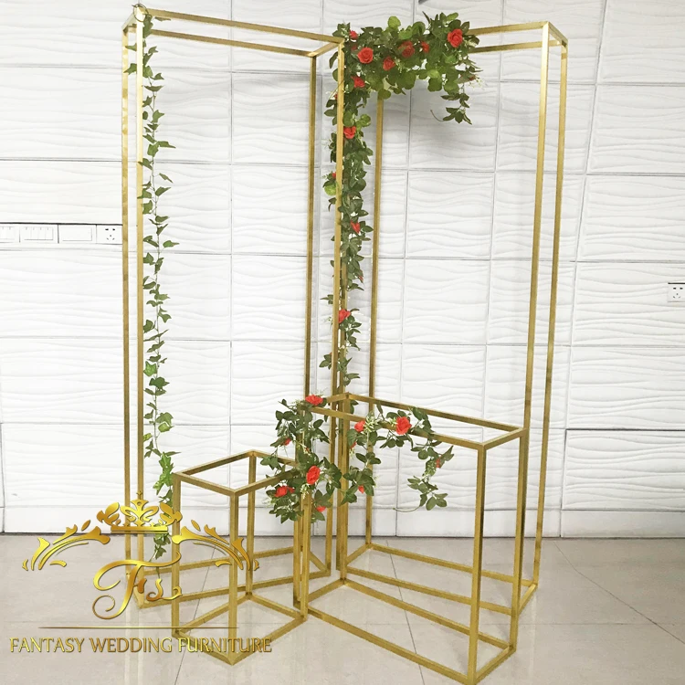 Wedding furniture for wedding decoration new design flower stand metal