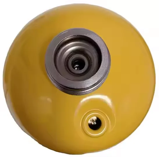 High Quality empty 1L R134A GAS Balloon Canisters Low Pressure Steel Cryogen Gas Containers Certified with DOT and TPED