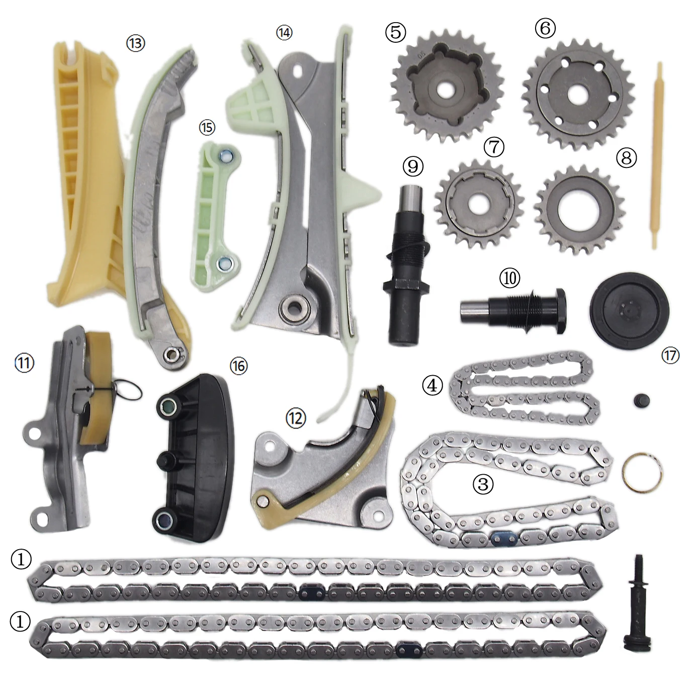 JT-0203-KIT комплект цепи ГРМ для FORD 4,0 LAND ROVER 4,0 XU2Z6268BA Explorer Discovery Range Rover GAS V6