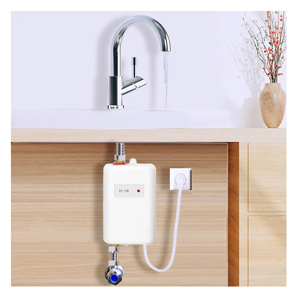Широко используемый безопасный 3000 Вт кухонный бытовой мини мгновенный Электрический водонагреватель без резервуара в