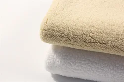 Hot sale solid color lamb wool fabric high quality polyester coral velvet fabric for clothing