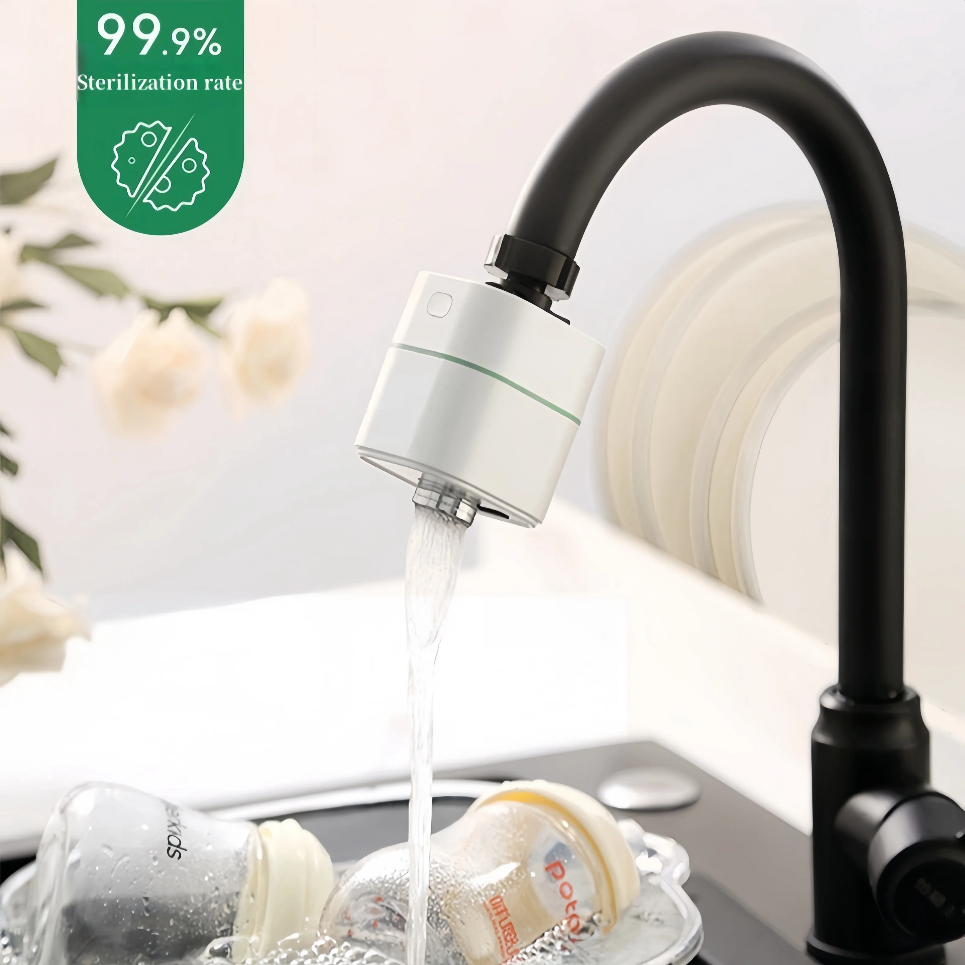 Home food sterilization ozone purifier Cleaner Portable Rechargeable Food Purifier for Cleaning Fruits and Vegetables Rice Meat