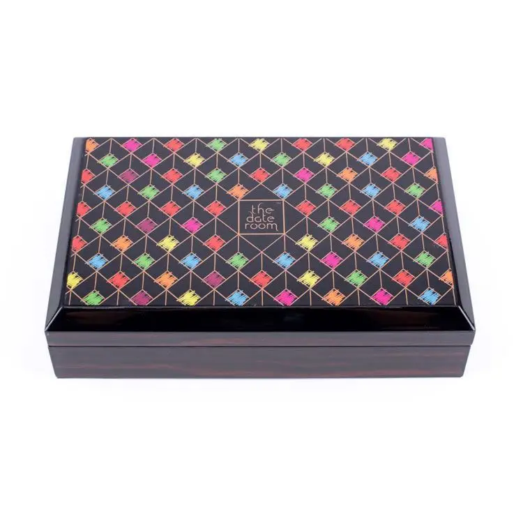 wooden drawer luxurious gift box mahogany ramadan wooden chocolate packaging boxes for chocolates wood box