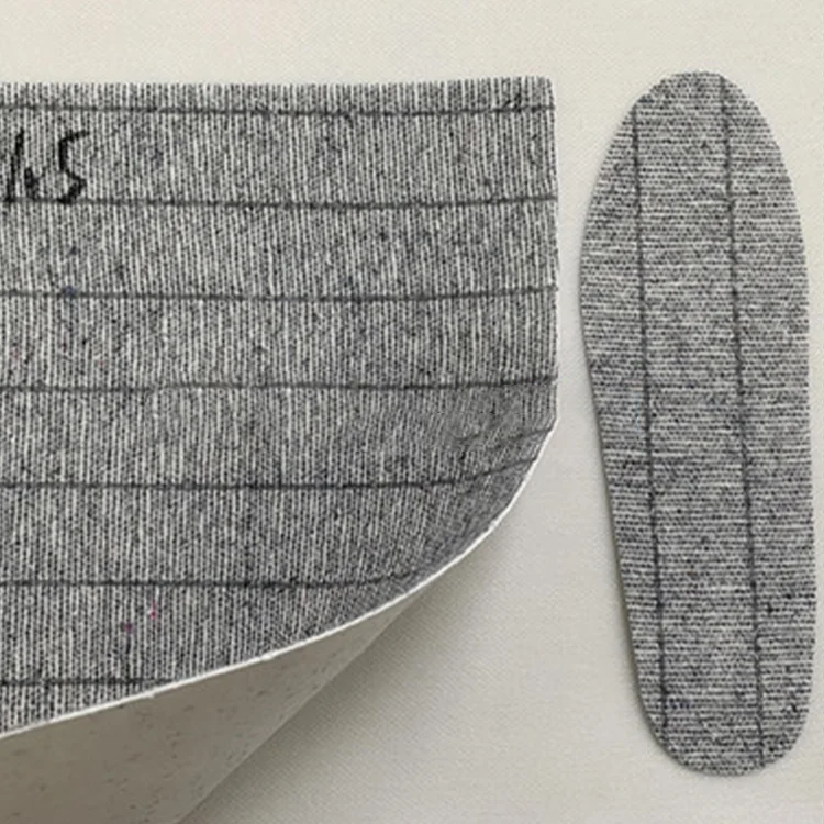 2022 cheap price customized color and logo printing shoes fiber insole board for shoes making