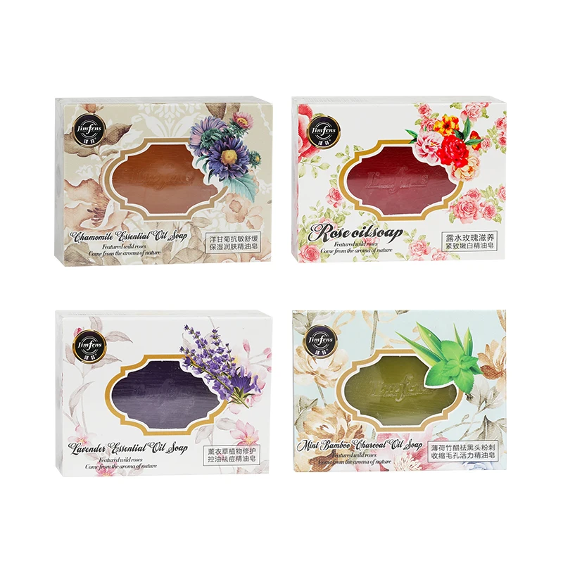 Very Popular High Quality Inexpensive Lavander Essential Oil Soap Baby Vegan Flower Scented Natural Flavors Face Bath Soap