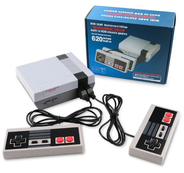  Для Nintendo N E S встроенные 620 игр AV выход классические игровые консоли Система ТВ видео мини ручка игровая