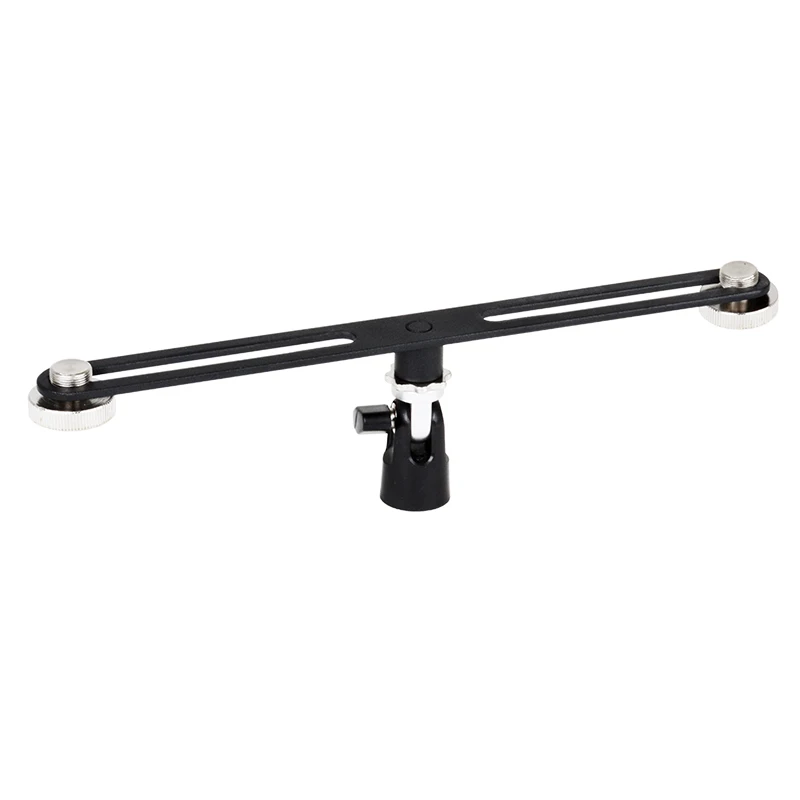 
MAS020 High Quality Studio Stereo Recording Bar Microphone Mic Angle Adjustable Stable Professional Double Dual Stand 