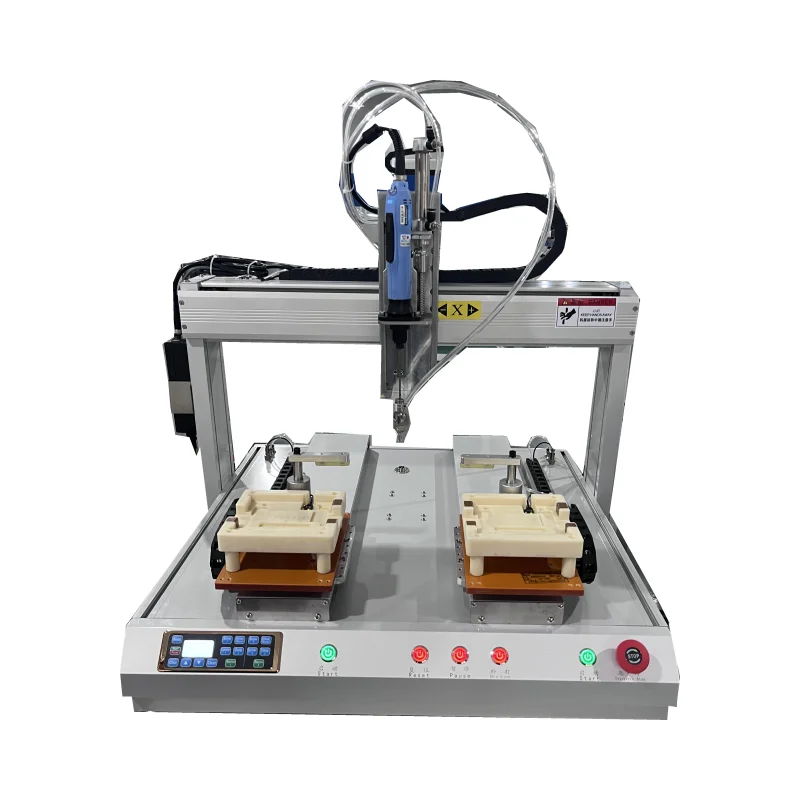BBA dual work table servo motor screwdriver auto torque monitor precise screw fastening machine automatic screw assembly machine