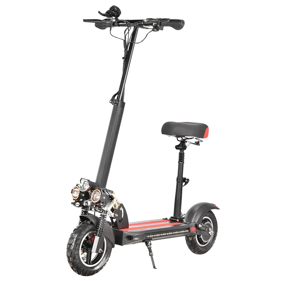 48V 10A Foldable Scooter Electric OEM and ODM  Folding Scooter Foldable 2 Wheels Off Road Fat Tire Scooter For Adults