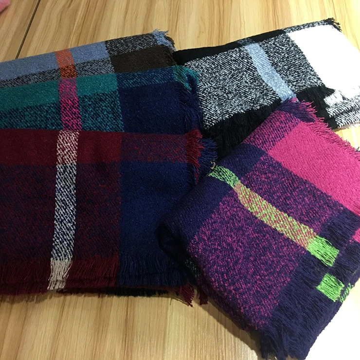 
Acrylic Warm Crochet Latest Designs Fashion Infinity Knitted Winter Scarf Women 