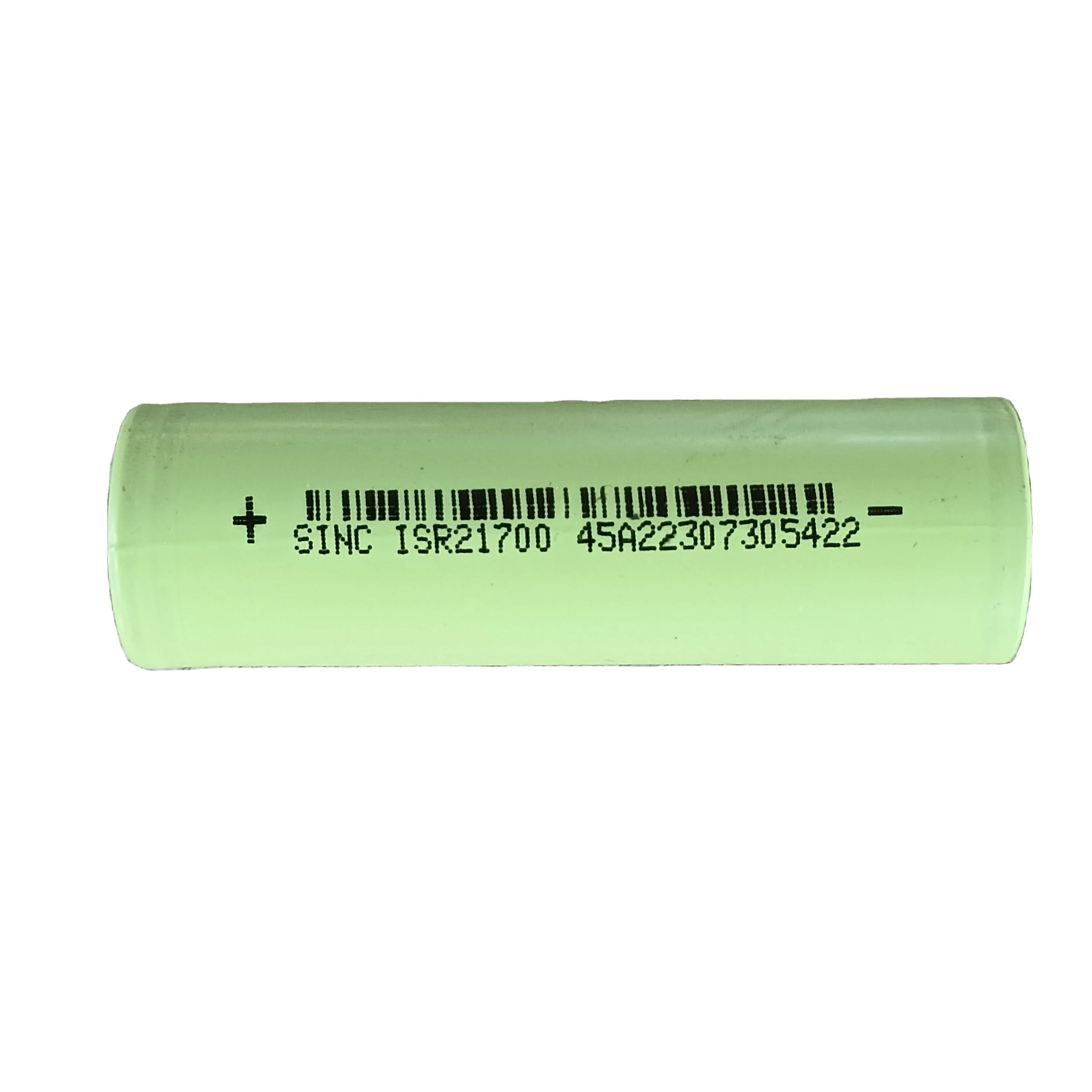Sinc Power lithium ion battery NMC 21700 3.6V 4500mAh 3C cell