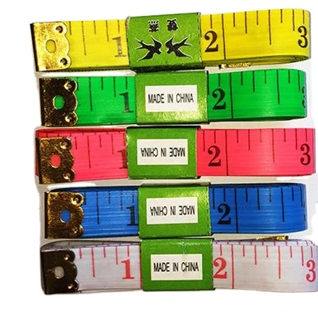 Wholesale customization of 1.5-meter soft tailoring with iron tip measuring tape by manufacturers Cloth Sewing Ruler