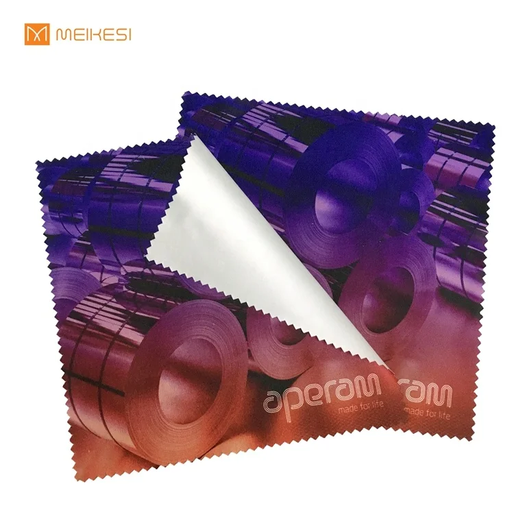 Custom Logo Microfiber Eyeglasses Cleaning Cloth