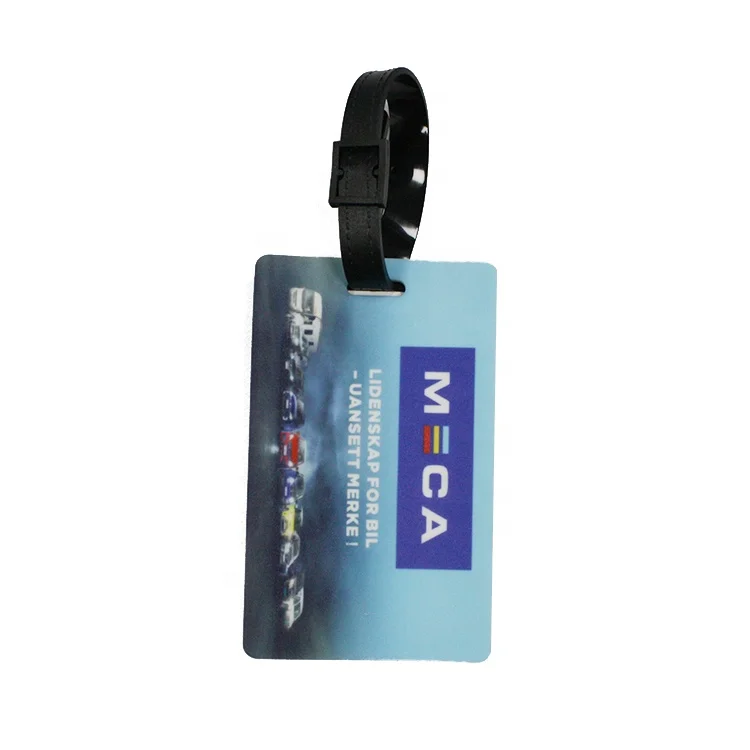 custom printed cruise cute PVC luggage tag for China