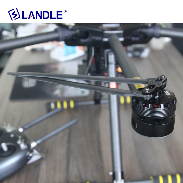 360 Rotate Lighting Long Flight Time Electric Powered Heavy Lift 6 Spirals Wing Drone