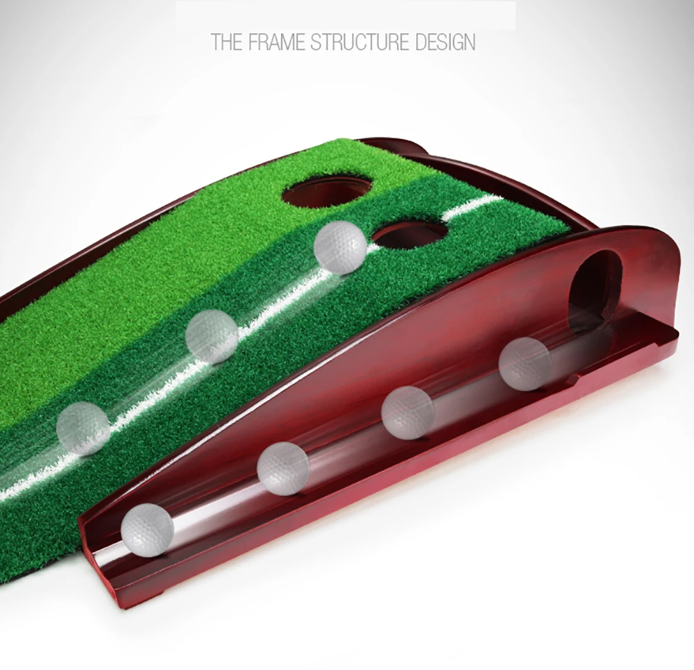 
green indoor golf putting mat training aids mini golf carpet 