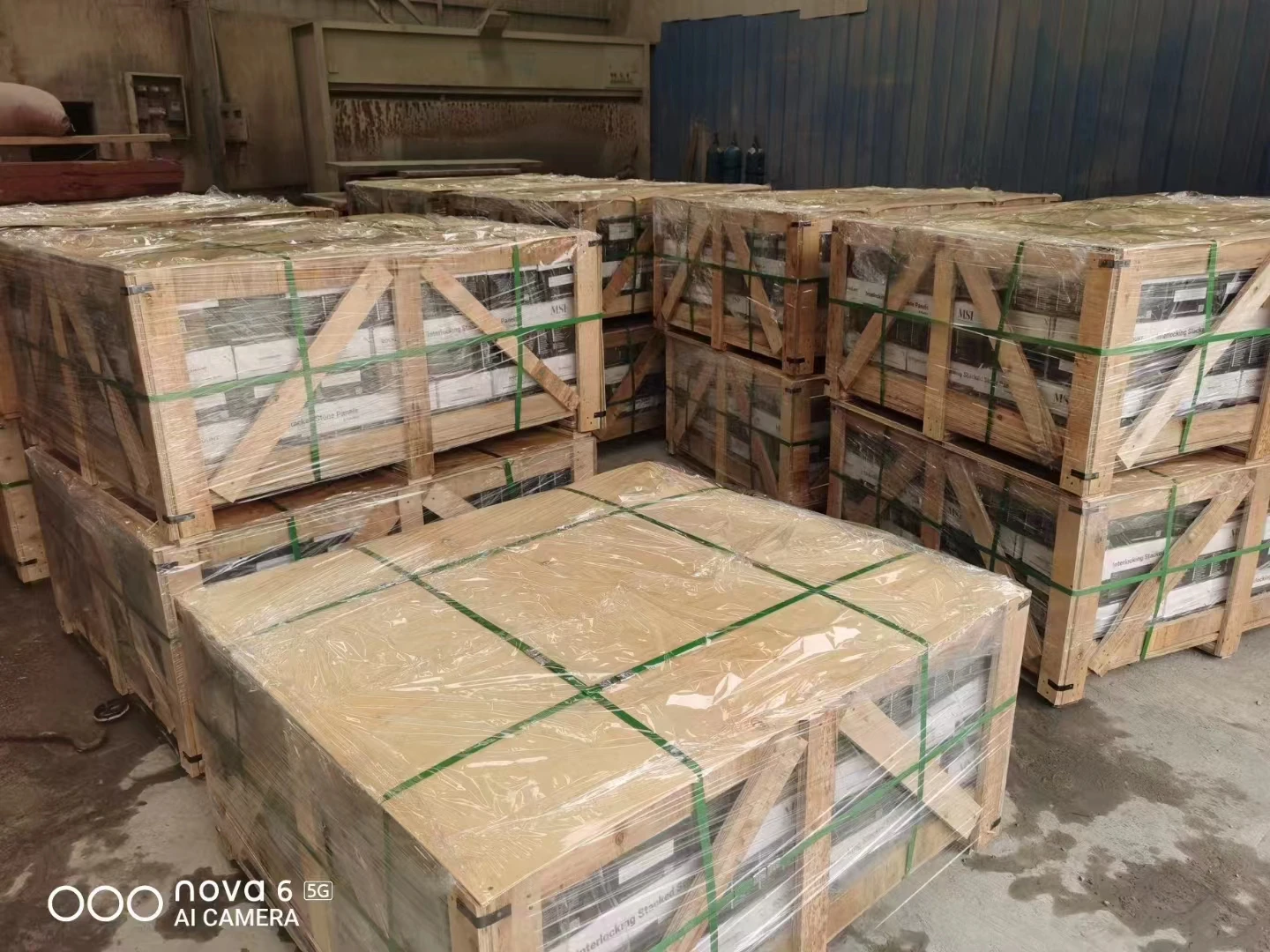 Natural black Wall Cladding Cultural stone Garden Decorate Outdoor Building Material wall veneers blue Sandstone