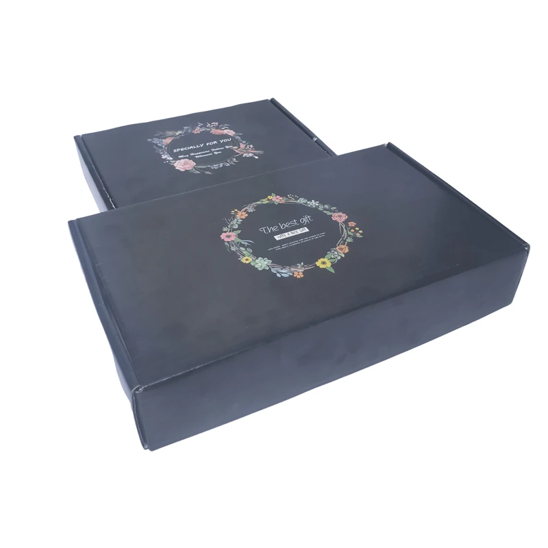 Recycled Kraft Blank Gift Storage Wrap Package Carton Cardboard Craft Paper Boxes