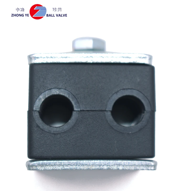 Factory Direct High Quality  din 3015 hydraulic twin polyamide for Tube  clamp for oil pipe
