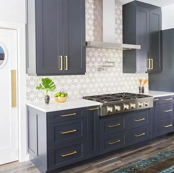 navy blue kitchen cabinet high quality american kitchen price design
