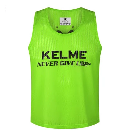 
KELME Custom Vest Factory Direct Soccer Jersey Soccer Training Cheap Football Vest Team Vest Mesh Soccer Training Bibs 