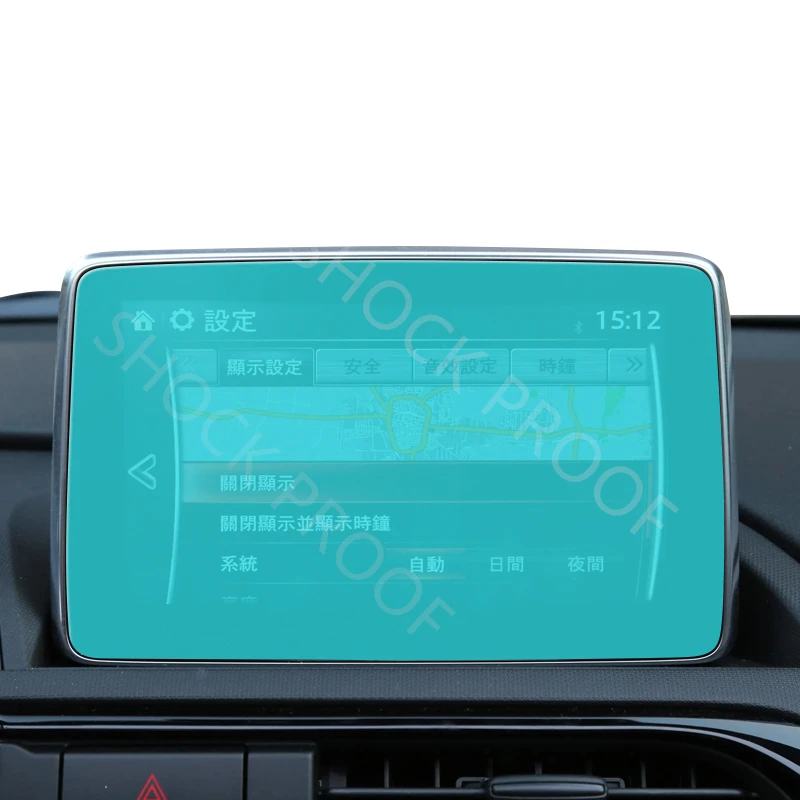 Автомобильная навигационная защита для сенсорного экрана