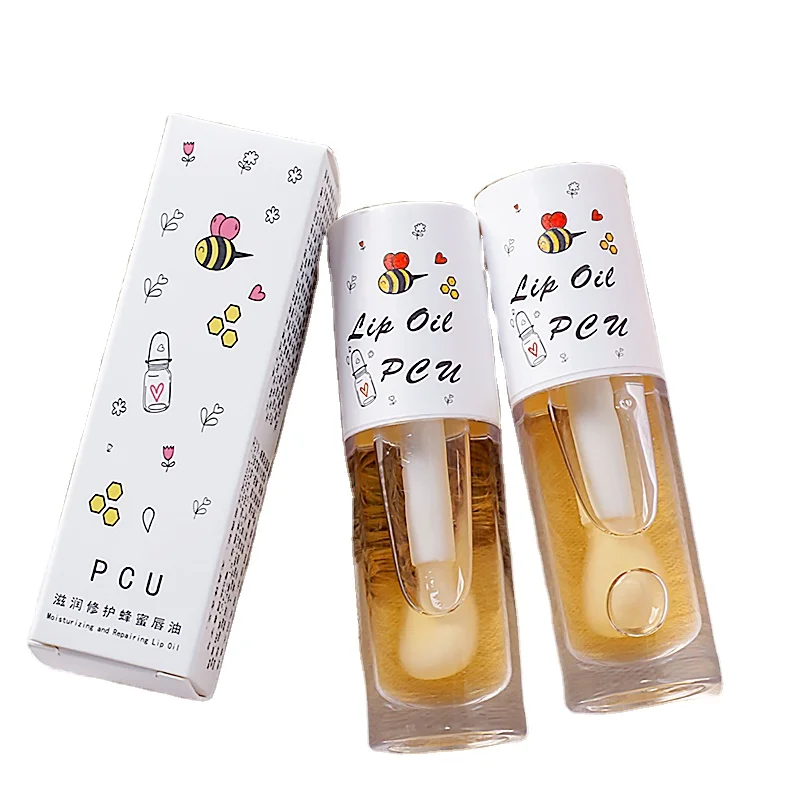 Lip Care Base Hydrating Natural Lip Plumper Organic Moisturizing Repair Clear Honey Lip Oil