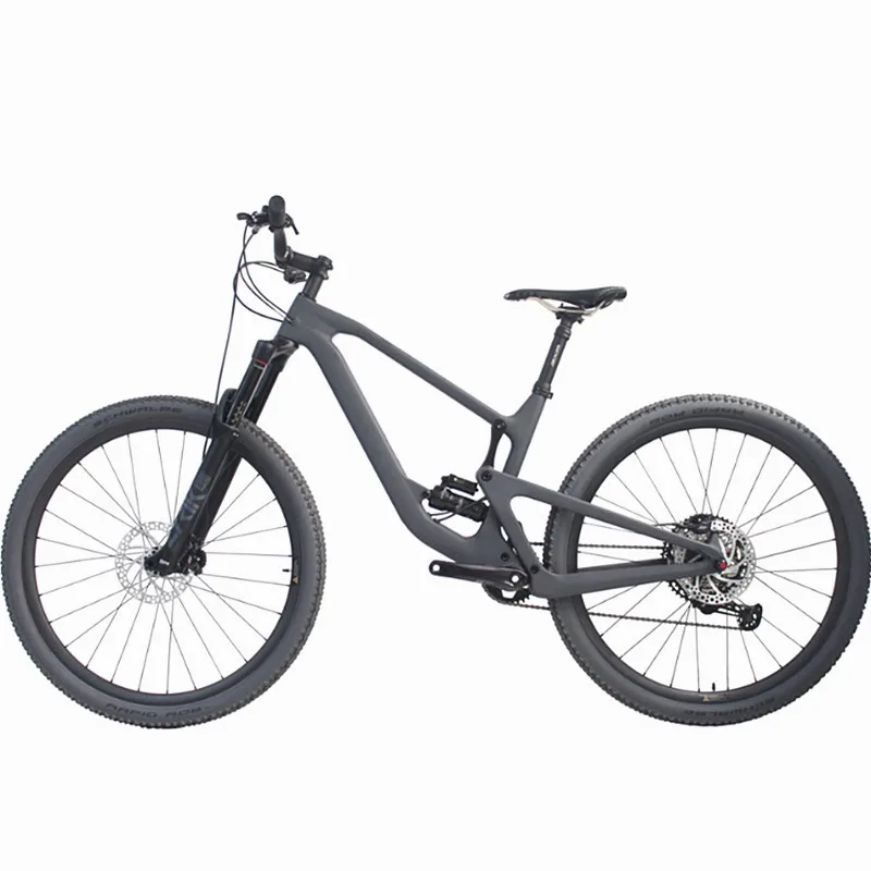 China factory 12S T1000 carbon fiber bicycle 160mm travel 29er full suspension mtb mountain bike 29