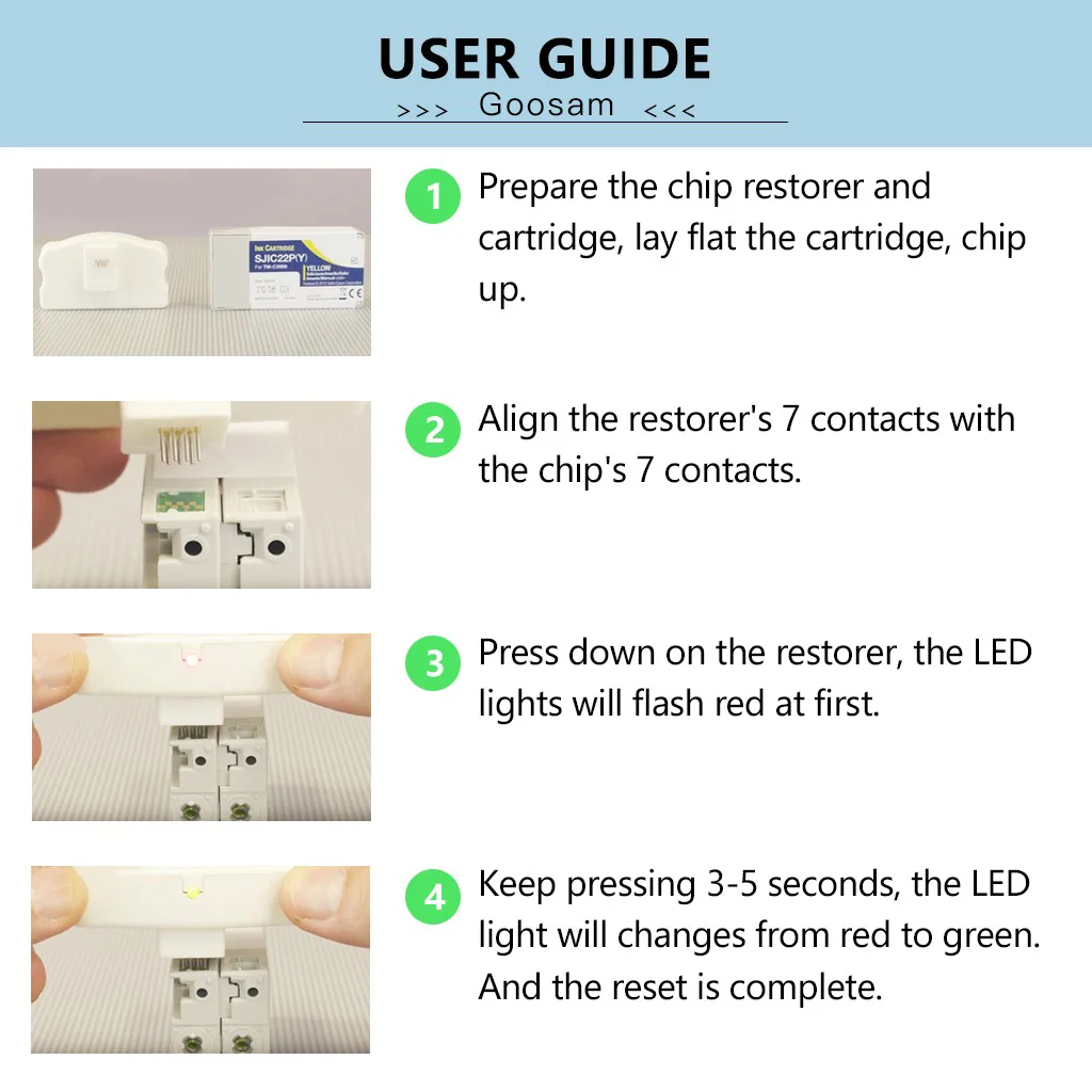 Goosam Waste Ink Box Maintenance Tank Chip Resetter For Epson Stylus Pro 3800 3800C 3850 3880 3890 Printer