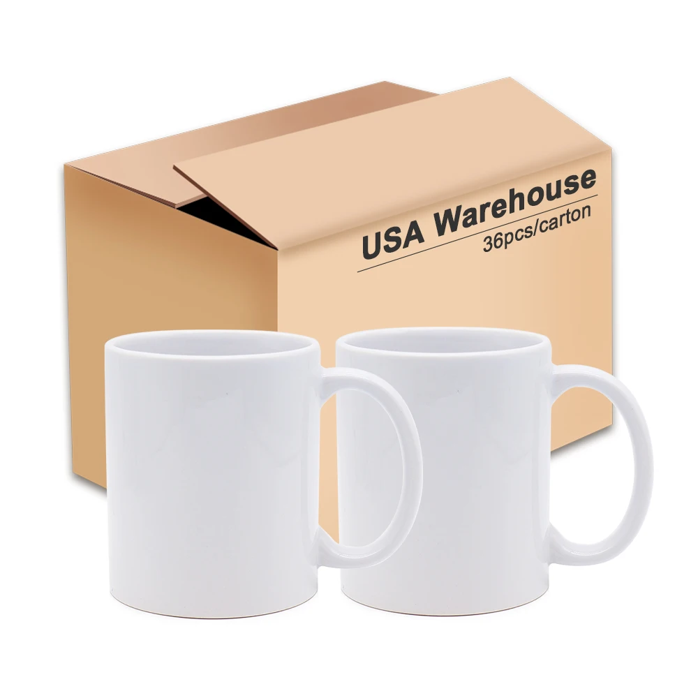 personalised with logo unique white ceramic sublimation blank coffee cup 15oz 11oz ceramic mug wholesale