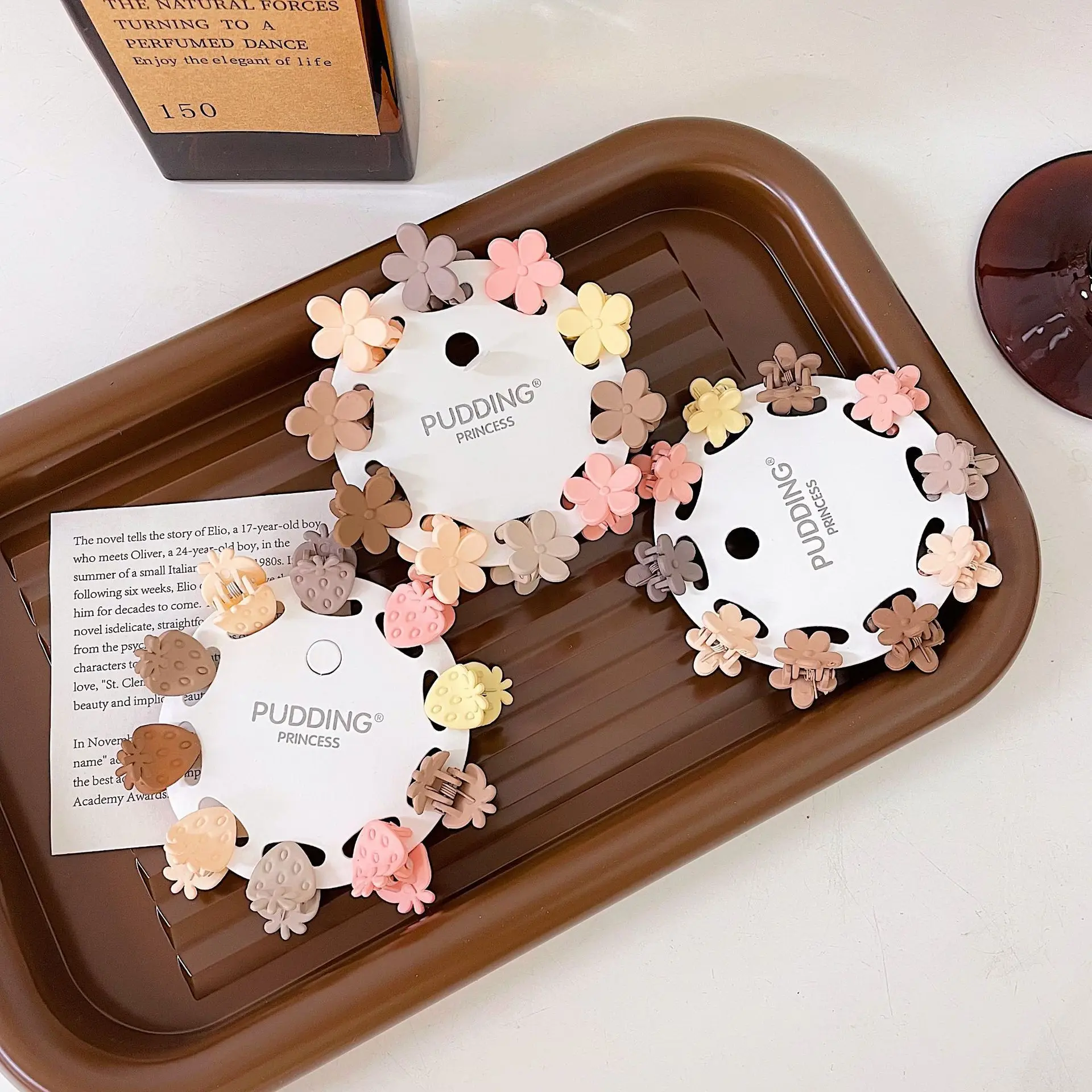 Korean Mini Cute Hair Claw Clips Princess Hair Clips Women Sweet Hair Accessories Cream Small Claw Clip for Children