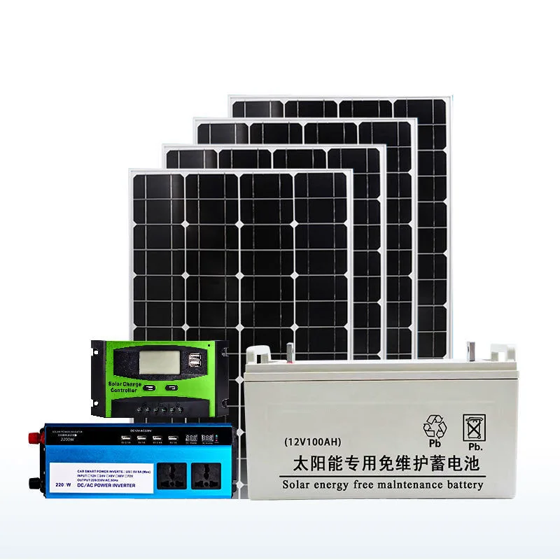 Solar Generator Household Full Set of 220V Photovoltaic Off Grid Power Supply Monocrystalline Silicon Battery Panel Solar Genera
