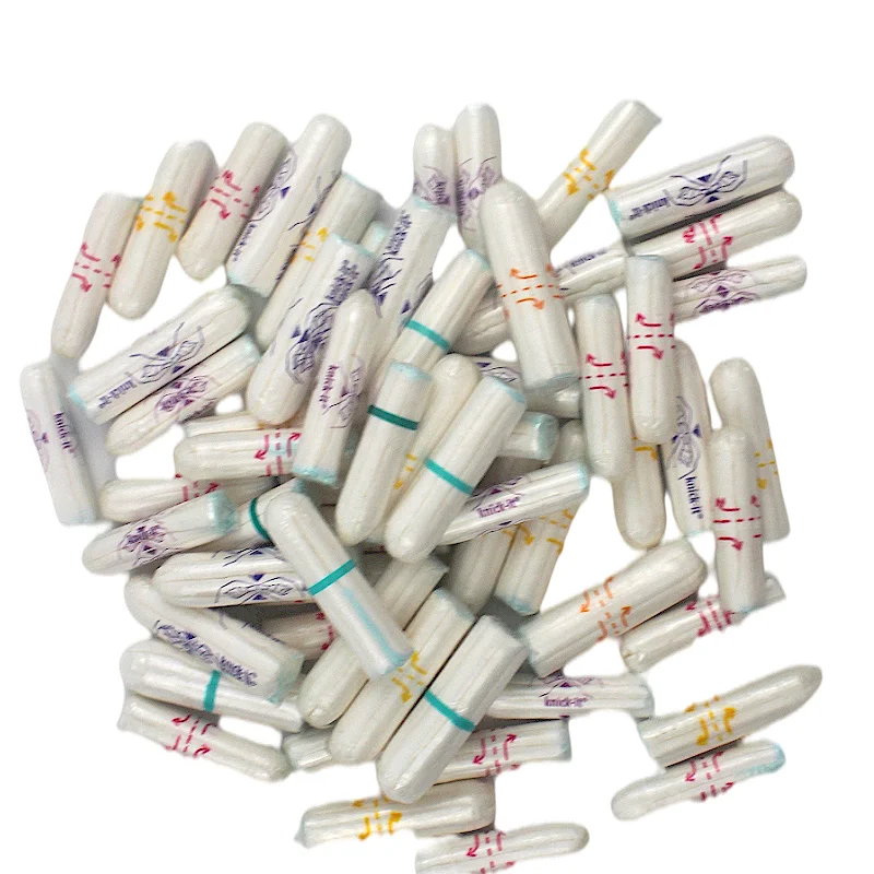 organic feminine products disposable high absorbency organic cotton tampons for women