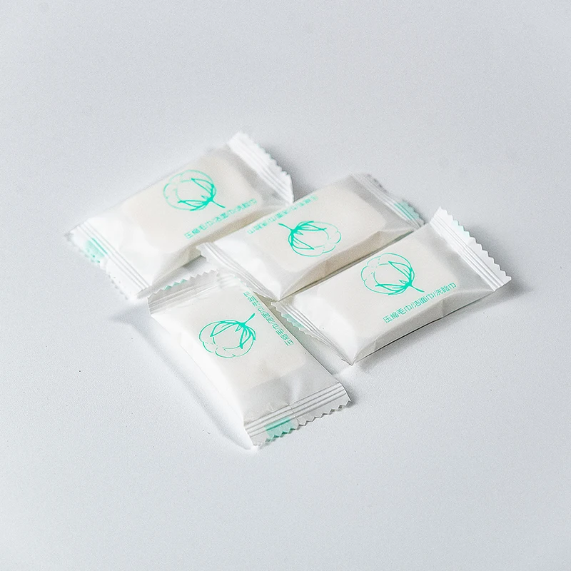 Disposable Compressed Towel Nonwoven Facial Cleaning Towel with Custom Logo for Home Hotel Beach Sports Adults Children