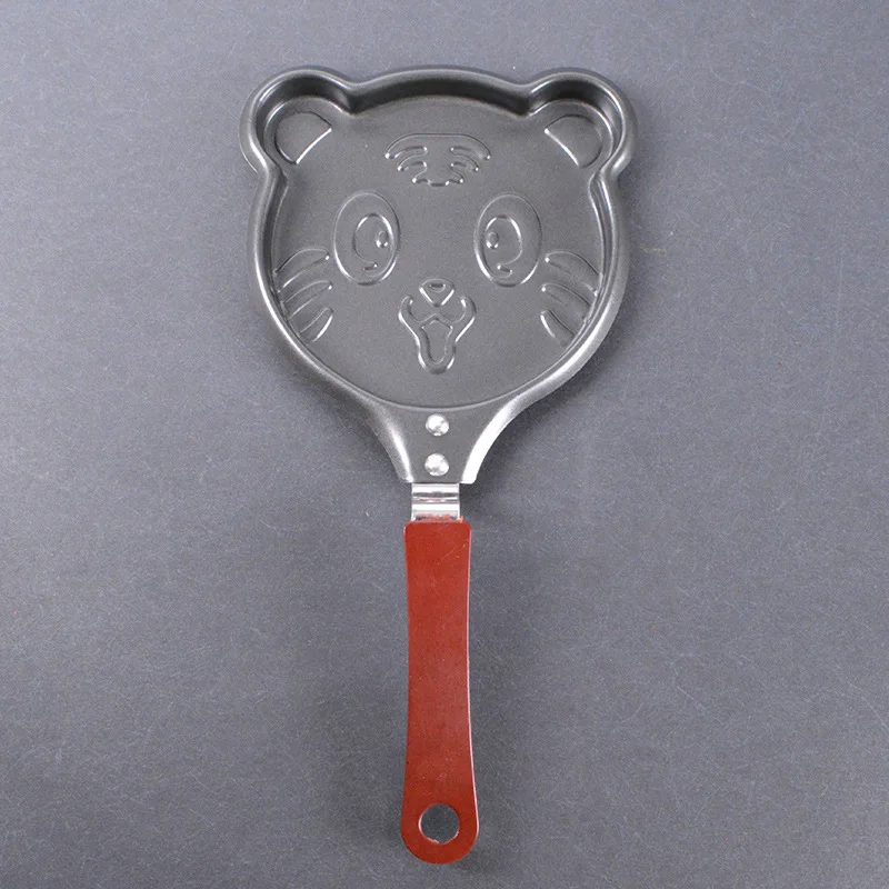 Переносная чугунная сковорода для омлета с антипригарным покрытием клецки Божественная Горячая завтрака