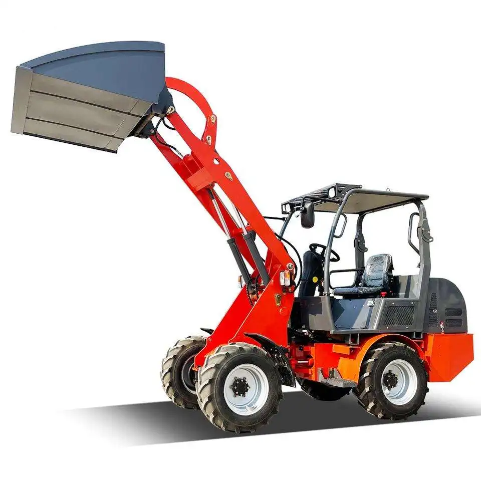 HUAYA Top Supplier mini loader 800kg 900kg 1 ton 2 ton 3 ton EX280 mini log loaders with CE/ISO